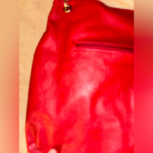 Red Faux Leather Purse - Picture 2 of 5